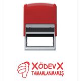 Baskı Life Ödev Yapılmamış Öğretmen Kaşesi Kırmızı