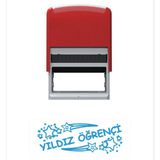 Baskı Life Yıldız Öğrenci Öğretmen Kaşesi Mavi