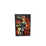 Baskıhanem Vintage Coca Cola Pin Up Led Lamba Siyah