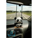 baskıhomed Panda Şeklinde Salıncakta Sallanan Dikiz Aynası Süsü