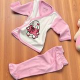 Baskılı 10LU Hastane Çıkışı - Diğer Markalar - RZ0006 - Pembe - 0 - 3 Ay - RZ0006-PEMBE-0 - 3 Ay Pembe
