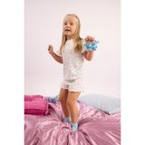 Baskılı 2'li Ecru Pijama Takımı Kız Bebek