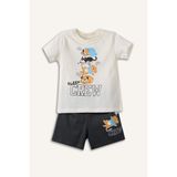 Baskılı 2'li Pijama Takımı Erkek Bebek