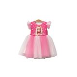 Baskılı Barbie Kız Elbise 2/8 yaş
