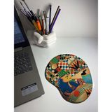 Baskılı Bilek Destekli Mouse Pad - Dünya Serisi