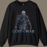 Baskılı Erkek Sweatshirt God of War Ragnarok Gamer Oyun Baskılı Sweatshirt