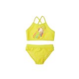 Baskılı kız çocuk bikini takım SARI 7-8 Yaş