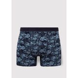Baskılı Lacivert Boxer 0910708-30717 Lacivert-30717 XXL
