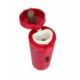 Baskılı Logolu Çift Katmanlı Kaliteli Çelik 380 Ml Termos Bardak Mug Araç Kahve Çay Termosu