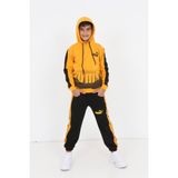 Baskılı Unisex Kapşonlu Erkek Çocuk Eşofman Takımı ( Tuhfetower ) - 4 - 5 Yaş - Sarı