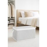 Baskılı Yorgan Yastık Kıyafet Hurcu Düzenleyici Organizer Hurç Kazak 45 x 40 x 30