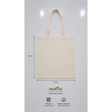 Baskısız Ham Bez Çanta %100 Pamuk | 35X40 cm | 140 Gr/m² | Doğal Renk Punch Çanta | 1ADET - 35 x 40 cm - Bej