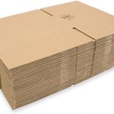Baskısız Oluklu Kraft Karton Kargo Taşınma Depolama Kolisi - 60X40x30 Cm. - 10 Adetlik Paket