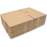 Baskısız Oluklu Kraft Karton Kargo Taşınma Depolama Kolisi - 60X40x30 Cm. -30 Adet