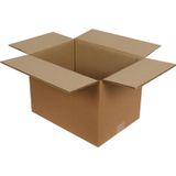 Baskısız Oluklu Kraft Karton Kargo Taşınma Depolama Kolisi - 80X50x50 Cm. - 10 Adet