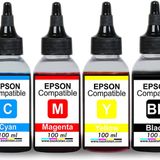 Baskistan Epson Mürekkep Seti (4x100 ml) Muadil