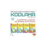 Başlangıç Düzeyi Algoritma Temelli Adım Adım Kodlama 4 Kitap Seti Dikkat Atölyesi Yayınları