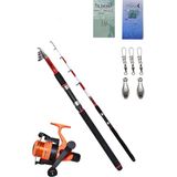 Başlangıç Olta Seti 270 cm Kamış Makina Set Tam Takım Olta Set - Çok Renkli