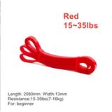 Başlangıç Seviye 7-16 kg Direnç Bandı Yoga Pilates Lastiği/Training Band - Kırmızı
