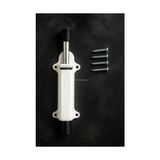 Basmalı Kapı Stoperi, 4 Vida Dahil, Dayanıklı Metal, Kolay Montajlı, Modern Tasarımlı Kapı Tutucu, Estetik ve Ergonomik Iç Mekan Aksesuarı (Beyaz) - standart