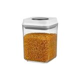 Basmalı Kare Erzak Saklama Kabı (0,90 Lt.) ÖLÇÜLER:106X106X145MM - standart