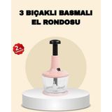Basmalı Manuel Rondo Hızlı ve Zahmetsiz Doğrama - Renkli