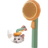 Basmalı Telli Bal Kabağı Tasarımlı Fırça, Kedi ve Köpekler Için Tüy Temizleme Aracı