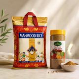 Basmati 1121 Pirinç 4 Kg + Zad Alkhaleej Yedi Baharat Karışımı Ekonomik Set
