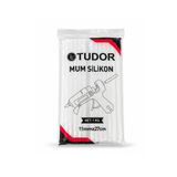Başol Tudor Kalın Mum Silikon Çubuğu 1 Kg 11 mm x 27 cm Sıcak Silikon Tabancası Uyumlu