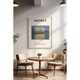 Basquiart Claude Monet Temalı Serisi Ahşap Çerçeveli Poster, Tablo Duvar Dekoru No:17 Ahşap 15 x 21