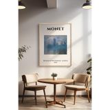 Basquiart Claude Monet Temalı Serisi Ahşap Çerçeveli Poster, Tablo Duvar Dekoru No:3 Ahşap 21 x 30