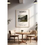 Basquiart Claude Monet Temalı Serisi Ahşap Çerçeveli Poster, Tablo Duvar Dekoru No:9 Ahşap 33 x 48