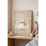 Basquiart Çocuk Odası, Bebek Odası Ahşap Çerçeveli Poster, Tablo No:62 Ahşap 15 x 21