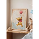 Basquiart Çocuk Odası, Bebek Odası Ahşap Çerçeveli Poster, Tablo No:69 Ahşap 30 x 40