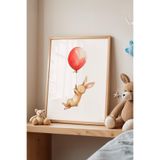 Basquiart Çocuk Odası, Bebek Odası Ahşap Çerçeveli Poster, Tablo No:75 Ahşap 15 x 21