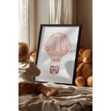 Basquiart Çocuk Odası, Bebek Odası Siyah Çerçeveli Poster, Tablo No:4 Siyah 30 x 40
