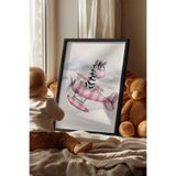 Basquiart Çocuk Odası, Bebek Odası Siyah Çerçeveli Poster, Tablo No:41 Siyah 15 x 21
