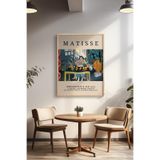 Basquiart Henri Matisse Temalı Serisi Ahşap Çerçeveli Poster, Tablo Duvar Dekoru No:1 Ahşap 30 x 40