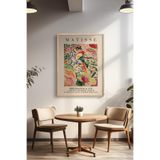 Basquiart Henri Matisse Temalı Serisi Ahşap Çerçeveli Poster, Tablo Duvar Dekoru No:13 Ahşap 30 x 40