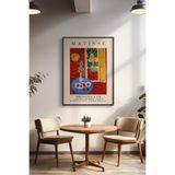 Basquiart Henri Matisse Temalı Serisi Siyah Çerçeveli Poster, Tablo Duvar Dekoru No:10 Siyah 21 x 30