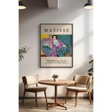 Basquiart Henri Matisse Temalı Serisi Siyah Çerçeveli Poster, Tablo Duvar Dekoru No:3 Siyah 21 x 30