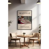 Basquiart Henri Matisse Temalı Serisi Siyah Çerçeveli Poster, Tablo Duvar Dekoru No:5 Siyah 15 x 21