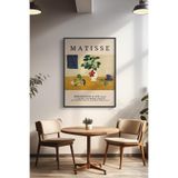 Basquiart Henri Matisse Temalı Serisi Siyah Çerçeveli Poster, Tablo Duvar Dekoru No:6 Siyah 15 x 21