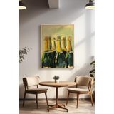 Basquiart Kokteyl Temalı Serisi Ahşap Çerçeveli Poster, Tablo, Cafe, Restoran, Mutfak Duvar Dekoru No:30 Ahşap 50 x 70