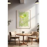 Basquiart Kokteyl Temalı Serisi Ahşap Çerçeveli Poster, Tablo, Cafe, Restoran, Mutfak Duvar Dekoru No:44 Ahşap 30 x 40
