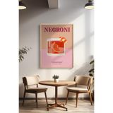 Basquiart Kokteyl Temalı Serisi Ahşap Çerçeveli Poster, Tablo, Cafe, Restoran, Mutfak Duvar Dekoru No:55 Ahşap 30 x 40