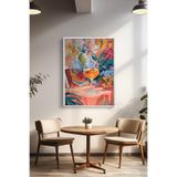 Basquiart Kokteyl Temalı Serisi Beyaz Çerçeveli Poster, Tablo, Cafe, Restoran, Mutfak Duvar Dekoru No:36 Beyaz 50 x 70