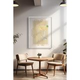 Basquiart Kokteyl Temalı Serisi Beyaz Çerçeveli Poster, Tablo, Cafe, Restoran, Mutfak Duvar Dekoru No:45 Beyaz 50 x 70