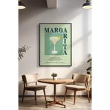 Basquiart Kokteyl Temalı Serisi Siyah Çerçeveli Poster, Tablo, Cafe, Restoran, Mutfak Duvar Dekoru No:54 Siyah 30 x 40