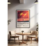 Basquiart Kokteyl Temalı Serisi Siyah Çerçeveli Poster, Tablo, Cafe, Restoran, Mutfak Duvar Dekoru No:7 Siyah 50 x 70